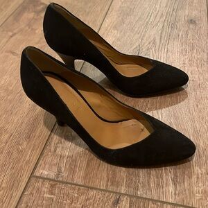 Sezane Django Pumps Shoes black suede Size : 6 (FR Size 37)